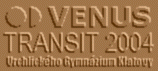 Venus Transit 2004, Vrchlickho Gymnzium Klatovy [logo]