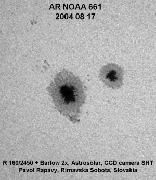 Solar Active Region AR 0661